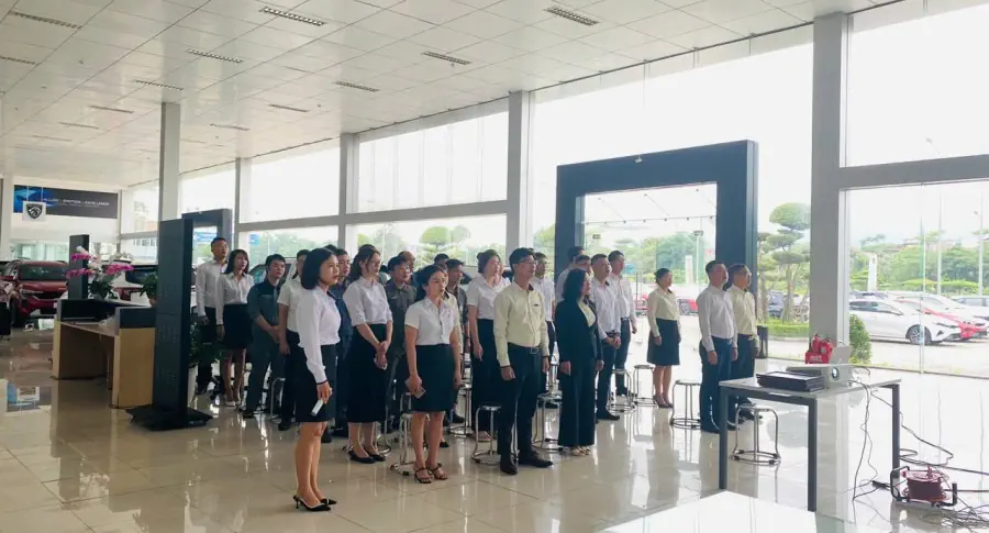 LỄ CHÀO CỜ THÁNG 10/2024 TẠI THACO AUTO HẢI DƯƠNG