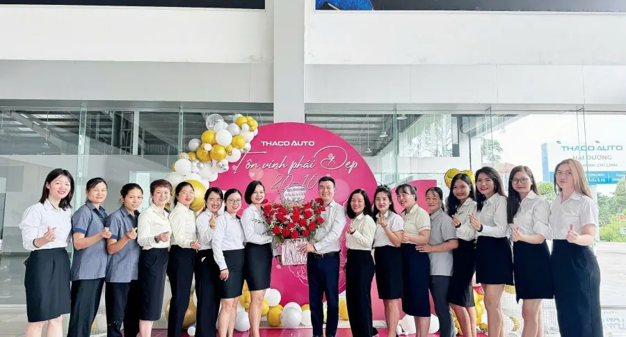 THACO AUTO Hải Dương rộn ràng tổ chức chương trình Chúc mừng Phụ nữ Việt Nam 20/10