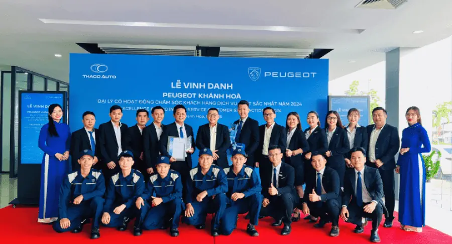 THACO AUTO vinh danh các đại lý Kia, Mazda và Peugeot có dịch vụ chăm sóc khách hàng xuất sắc năm 2024