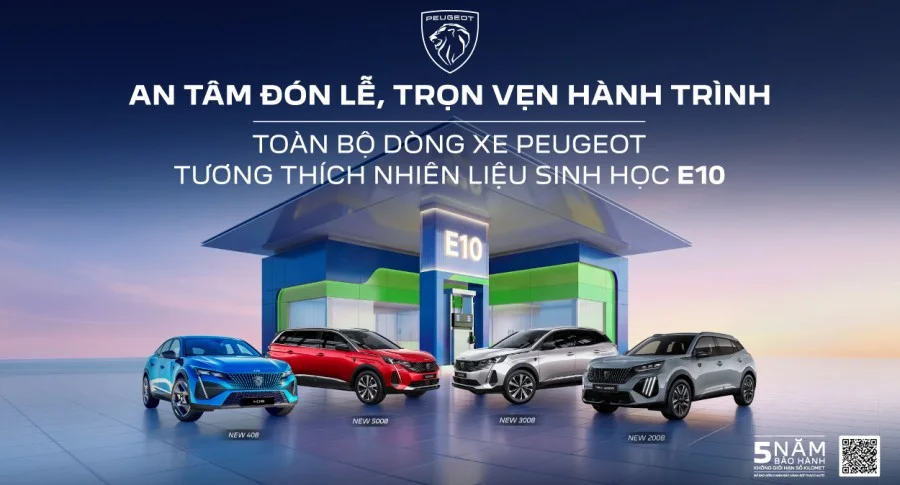 AN TÂM ĐÓN LỄ, TRỌN VẸN HÀNH TRÌNH CÙNG PEUGEOT