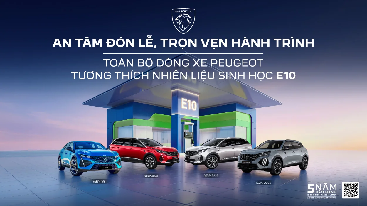 AN TÂM ĐÓN LỄ, TRỌN VẸN HÀNH TRÌNH CÙNG PEUGEOT