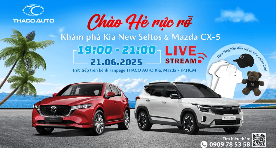 Thaco Auto Hồ Chí Minh tổ chức Livestream “Chào Hè Rực Rỡ” – Trải Nghiệm Mua Sắm Đa kênh