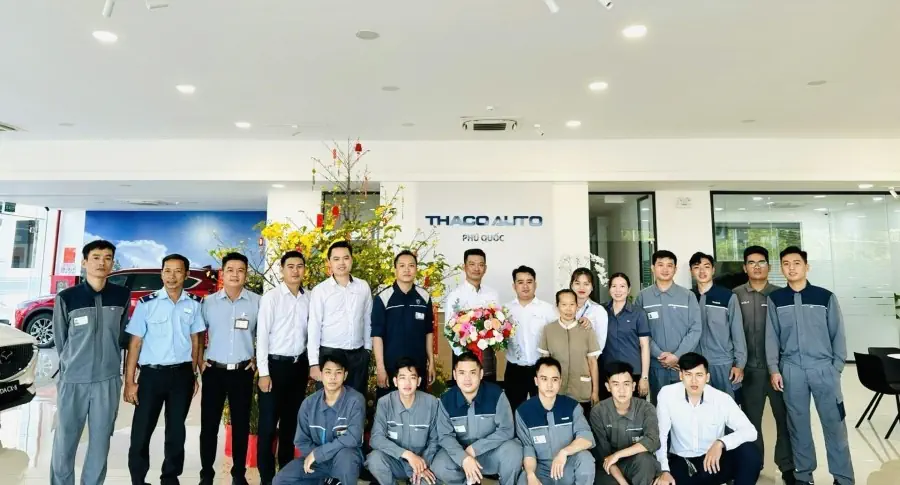 Phấn khởi những ngày đầu năm mới tại THACO AUTO Kiên Giang