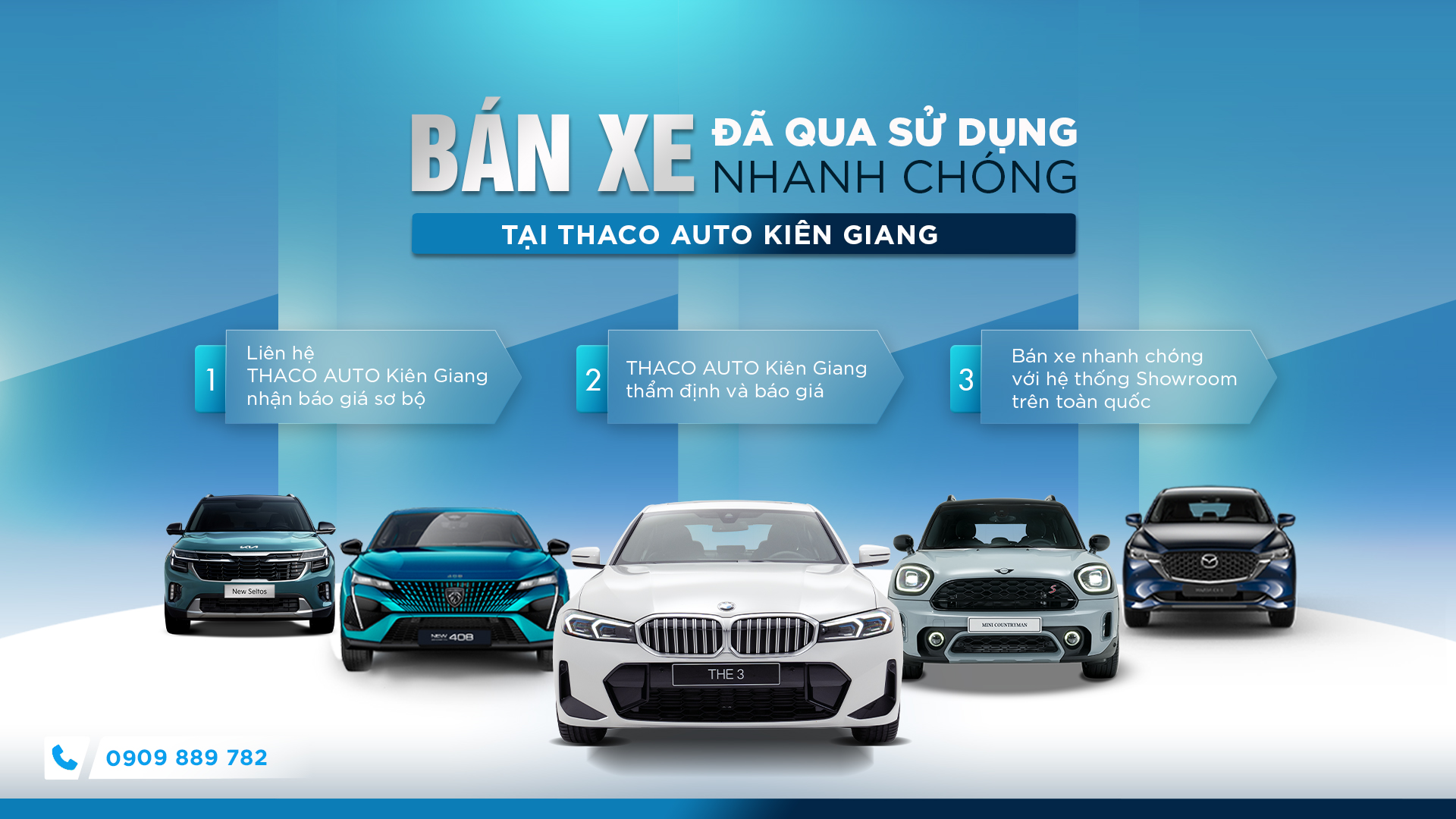 Bán xe đã qua sử dụng nhanh chóng tại THACO AUTO Kiên Giang