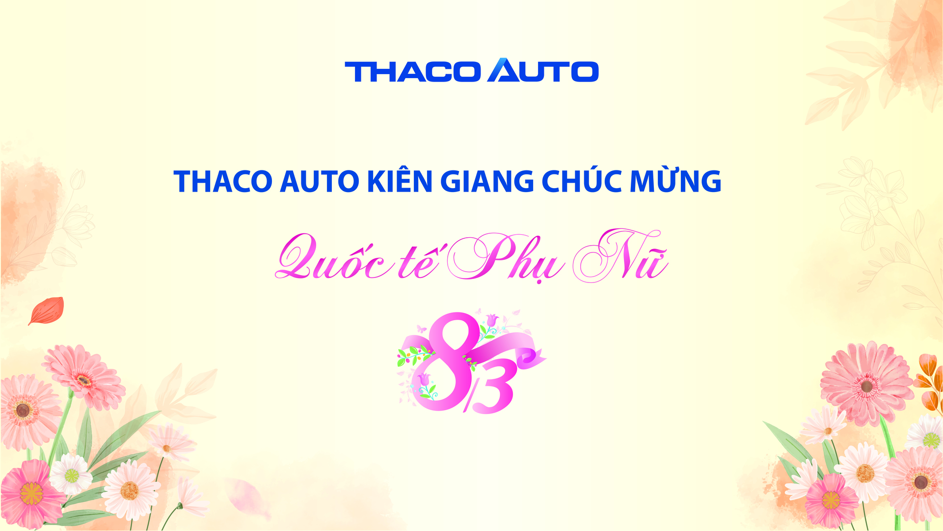 CHÚC MỪNG NGÀY QUỐC TẾ PHỤ NỮ 8/3