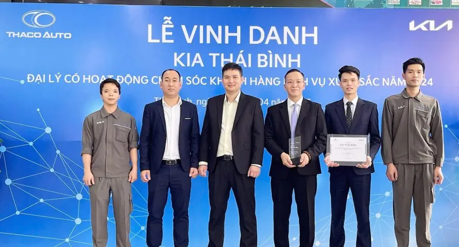 THACO AUTO vinh danh các đại lý chăm sóc khách hàng dịch vụ xuất sắc năm 2024