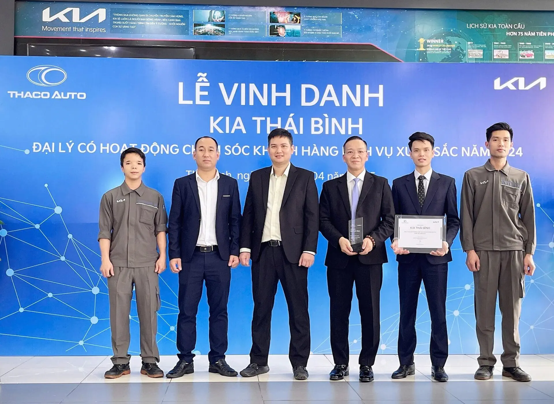 THACO AUTO vinh danh các đại lý chăm sóc khách hàng dịch vụ xuất sắc năm 2024