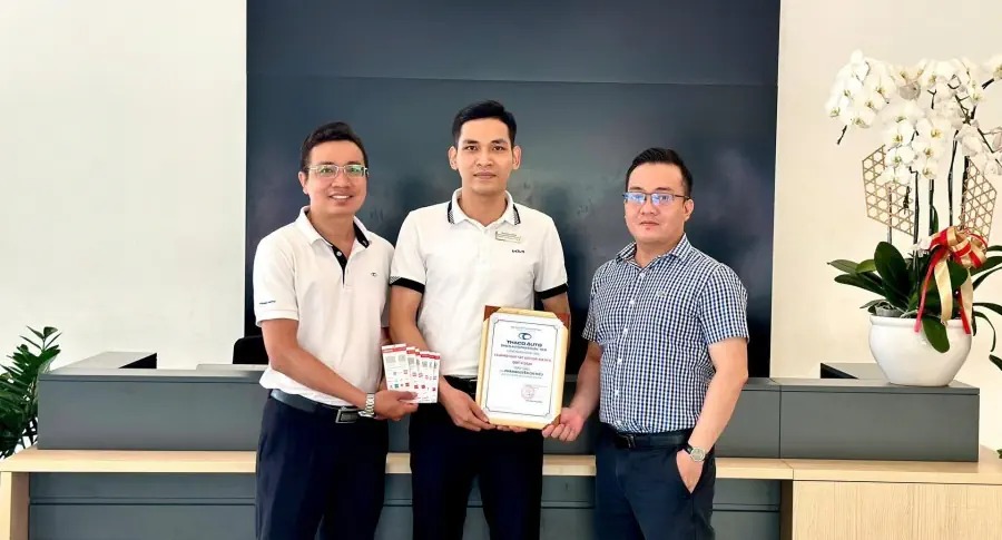 THACO AUTO Phú Nhuận trao thưởng cho Tư vấn dịch vụ có hoạt động chăm sóc khách hàng tốt nhất Quý II/2024
