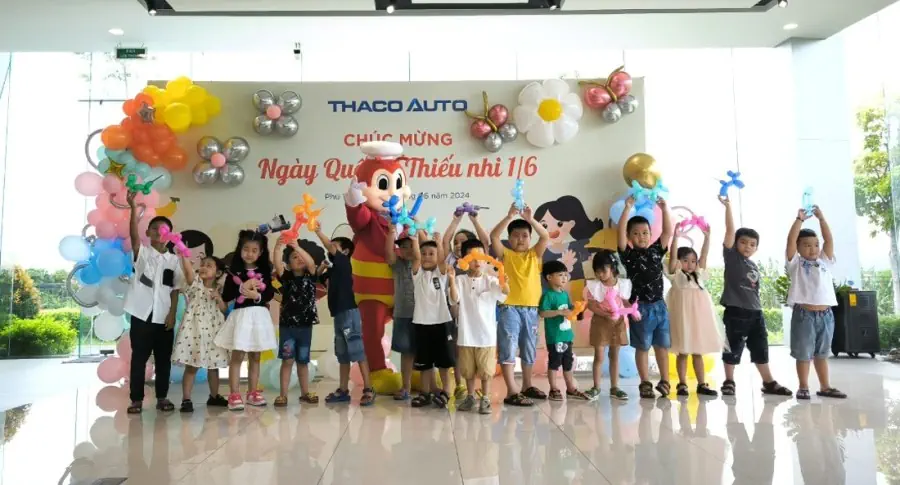 Những khoảnh khắc ý nghĩa tại THACO AUTO Phú Yên dịp Quốc tế Thiếu nhi 1/6