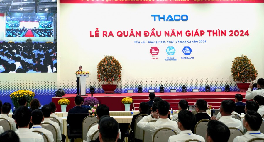 THACO AUTO Phú Yên tổ chức chương trình Lễ Khai niên Giáp Thìn 2024