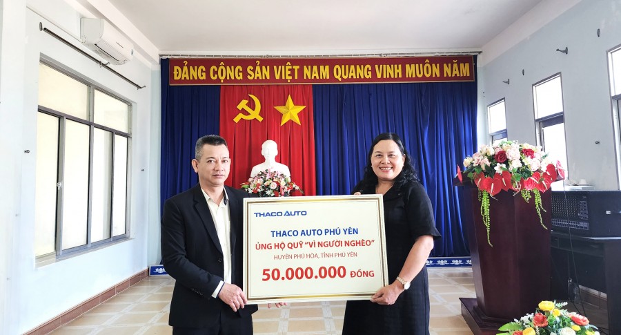 THACO AUTO PHÚ YÊN sẻ chia với người có hoàn cảnh khó khăn tại địa phương nhân dịp Tết Nguyên đán 2024