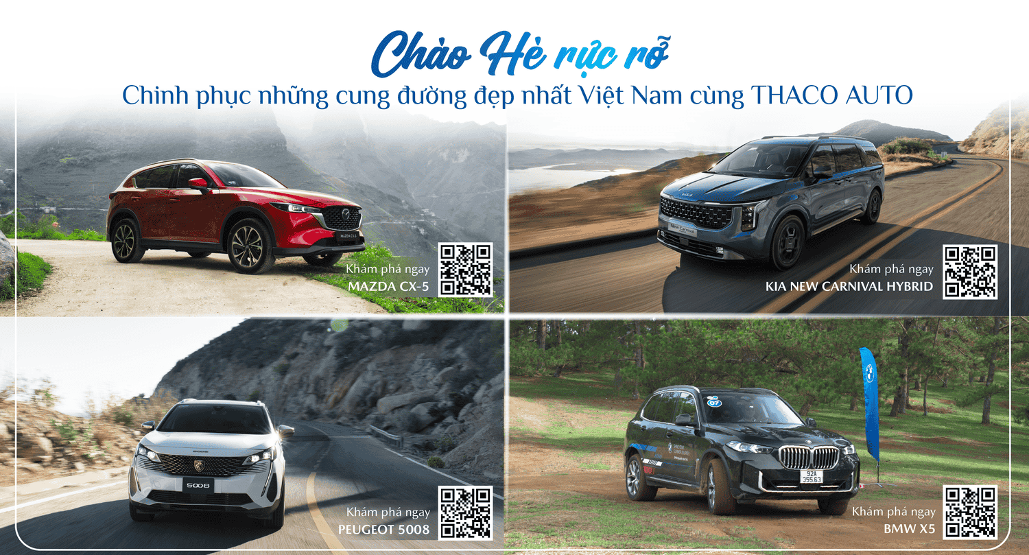 Chinh phục những cung đường đẹp nhất Việt Nam cùng Thaco Auto