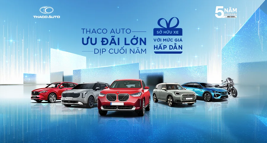 THACO AUTO ưu đãi lớn dịp cuối năm