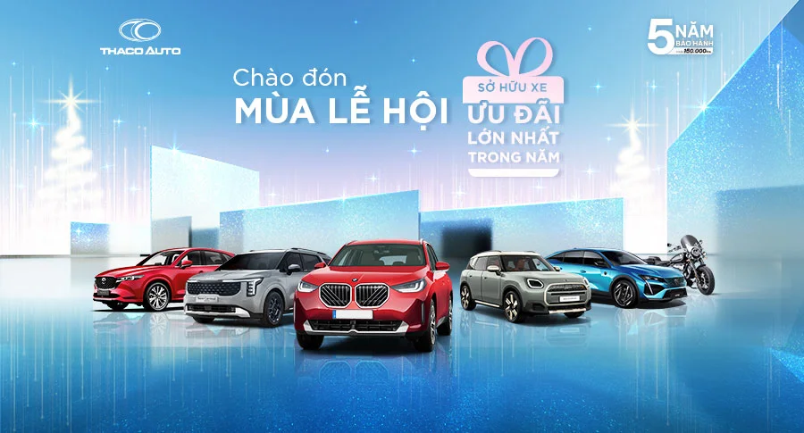 THACO AUTO Chào đón mùa lễ hội, sở hữu xe với ưu đãi lớn nhất trong năm