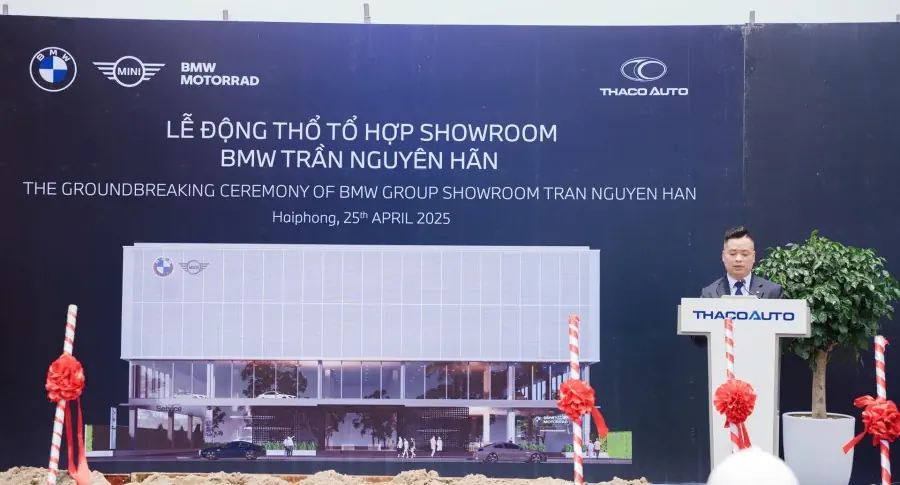 THACO AUTO tổ chức lễ động thổ showroom BMW Retail.Next tại Hải Phòng