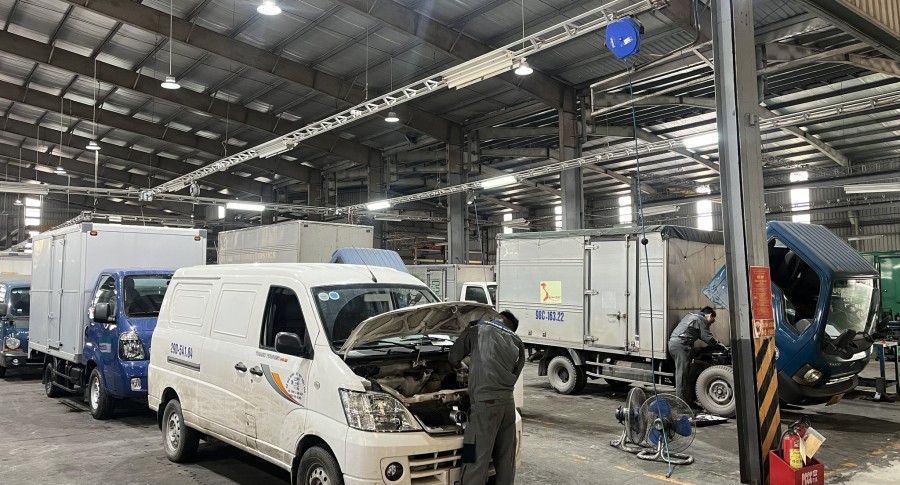 KHÔNG KHÍ NHỮNG NGÀY LÀM VIỆC ĐẦU NĂM TẠI THACO AUTO ĐÔNG BẮC HÀ NỘI