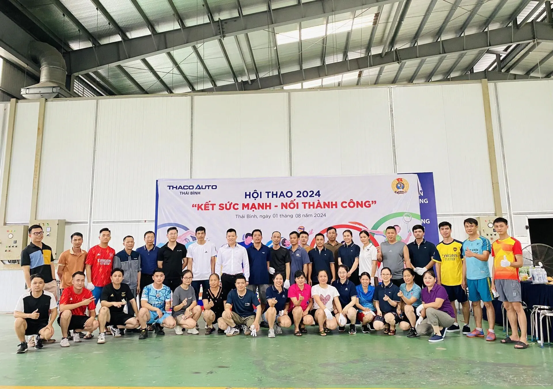 HỘI THAO “KẾT SỨC MẠNH - NỐI THÀNH CÔNG” NĂM 2024 TẠI THACO AUTO THÁI BÌNH