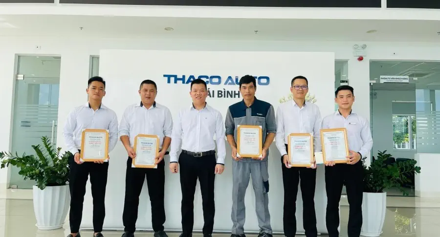 CHƯƠNG TRÌNH LỄ CHÀO CỜ THÁNG 8 TẠI THACO AUTO THÁI BÌNH