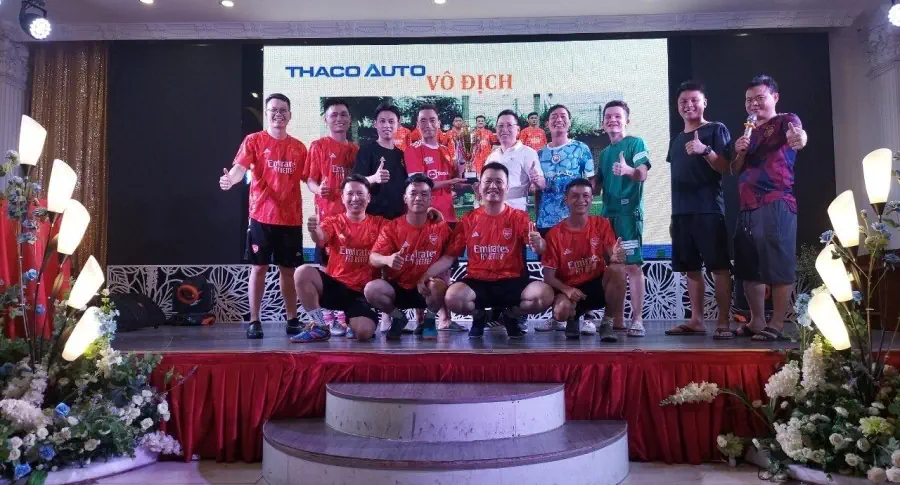 HOẠT ĐỘNG THỂ DỤC THỂ THAO SÔI NỔI SAU GIỜ LÀM VIỆC TẠI THACO AUTO THÁI BÌNH