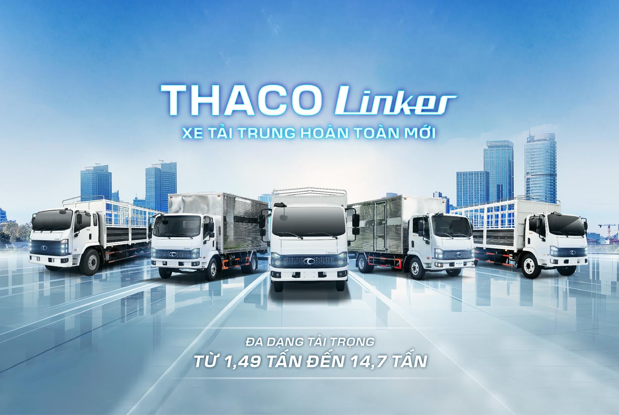 THACO LINKER – DÒNG XE TẢI TRUNG HOÀN TOÀN MỚI,  TỐI ƯU CHI PHÍ VẬN CHUYỂN