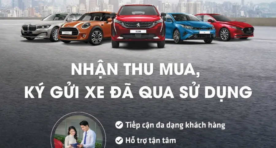 Nhận thu mua, Ký gửi xe ô tô đã qua sử dụng cùng THACO AUTO Thái Nguyên