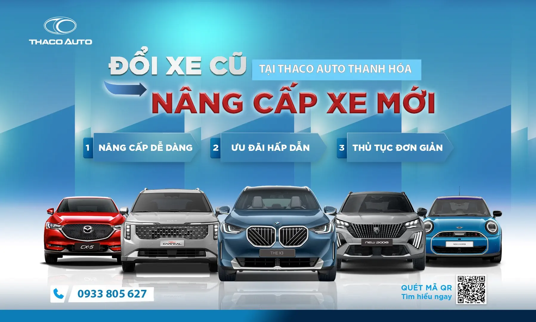 THU CŨ ĐỔI MỚI – LÊN ĐỜI XE SANG TẠI THACO AUTO THANH HÓA
