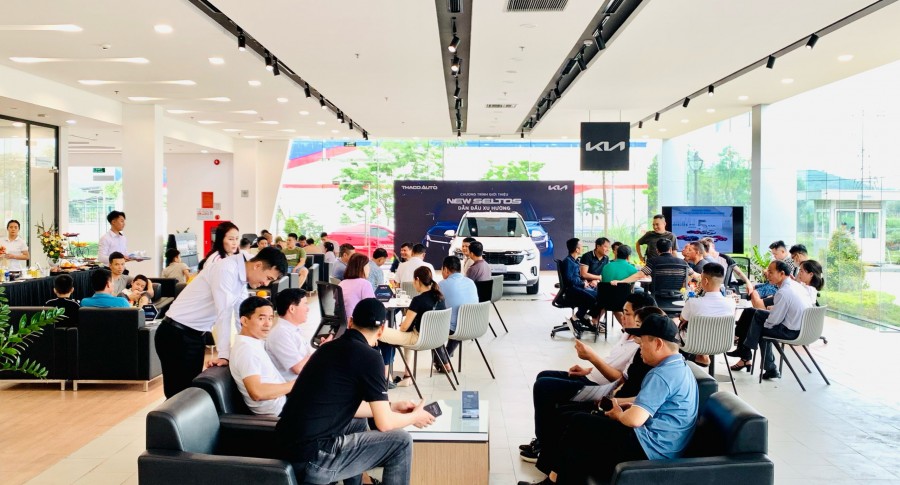 THACO AUTO THANH HÓA TỔ CHỨC THÀNH CÔNG SỰ KIỆN TRƯNG BÀY VÀ GIỚI THIỆU KIA NEW SELTOS TẠI SHOWROOM KIA THỌ XUÂN