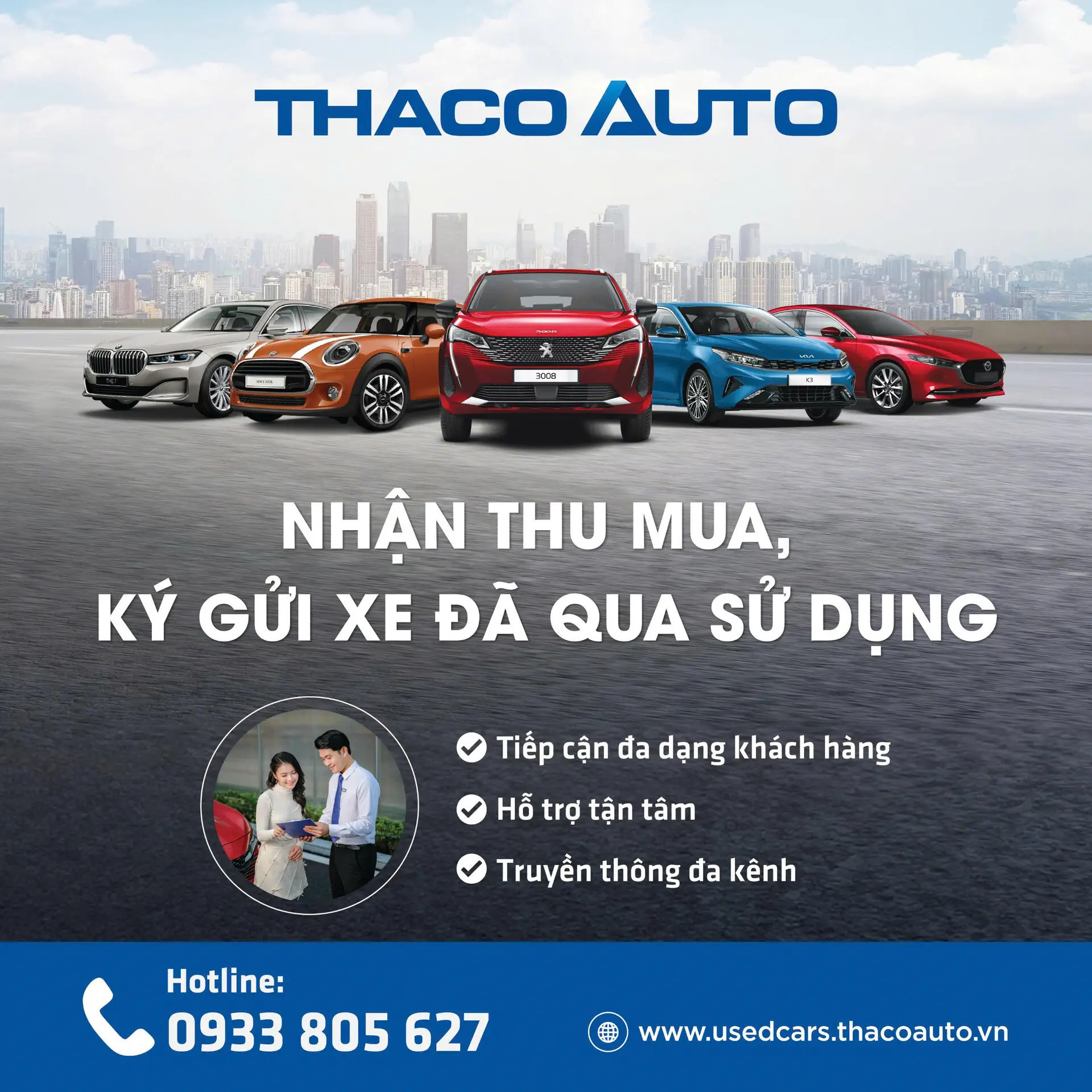 THACO AUTO THANH HÓA NHẬN THU MUA, KÝ GỬI XE ĐÃ QUA SỬ DỤNG
