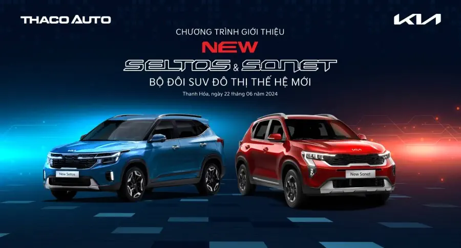 THACO AUTO THANH HÓA GIỚI THIỆU " NEW SELTOS & SONET - BỘ ĐÔI SUV ĐÔ THỊ THẾ HỆ MỚI"