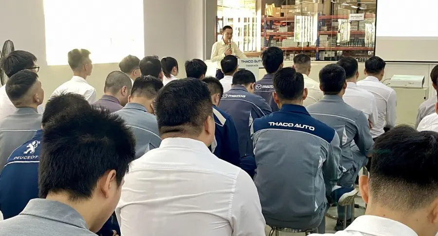 HOẠT ĐỘNG CHÀO CỜ ĐẦU THÁNG 7 TẠI THACO AUTO THANH HÓA