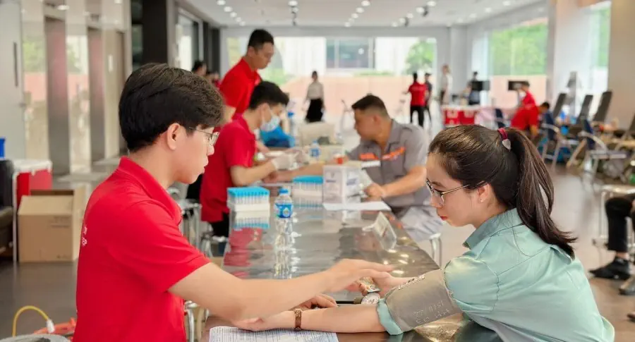 Cán bộ nhân viên THACO AUTO Miền Bắc hưởng ứng Ngày hội Hiến máu tình nguyện lần thứ 16 năm 2023