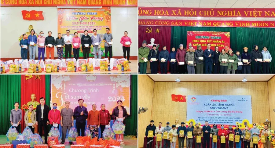 THACO AUTO tiếp tục đồng hành cùng Quỹ "Vì người nghèo" năm 2024