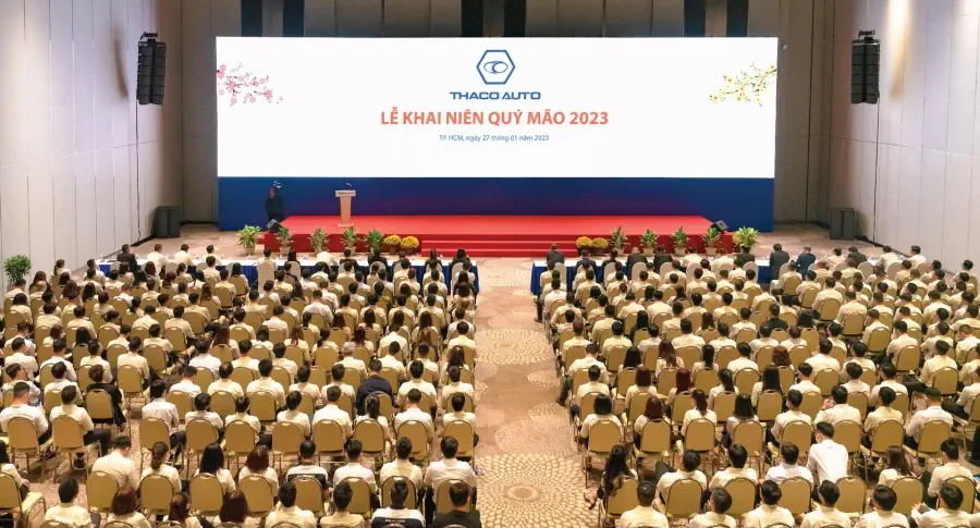 THACO AUTO tổ chức Lễ Khai niên Quý Mão 2023