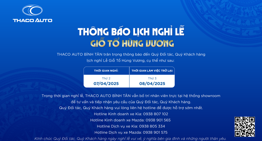 THÔNG BÁO HOẠT ĐỘNG DỊCH VỤ TRONG DỊP GIỖ TỔ HÙNG VƯƠNG