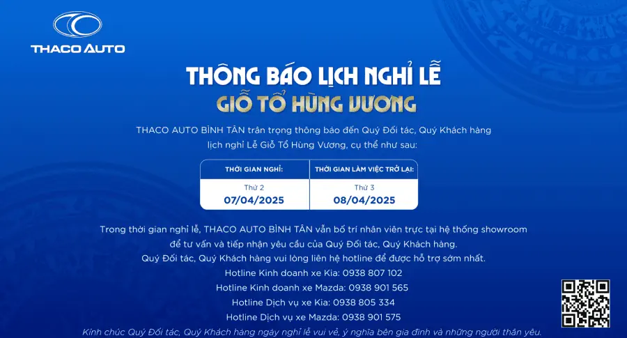 THÔNG BÁO HOẠT ĐỘNG DỊCH VỤ TRONG DỊP GIỖ TỔ HÙNG VƯƠNG