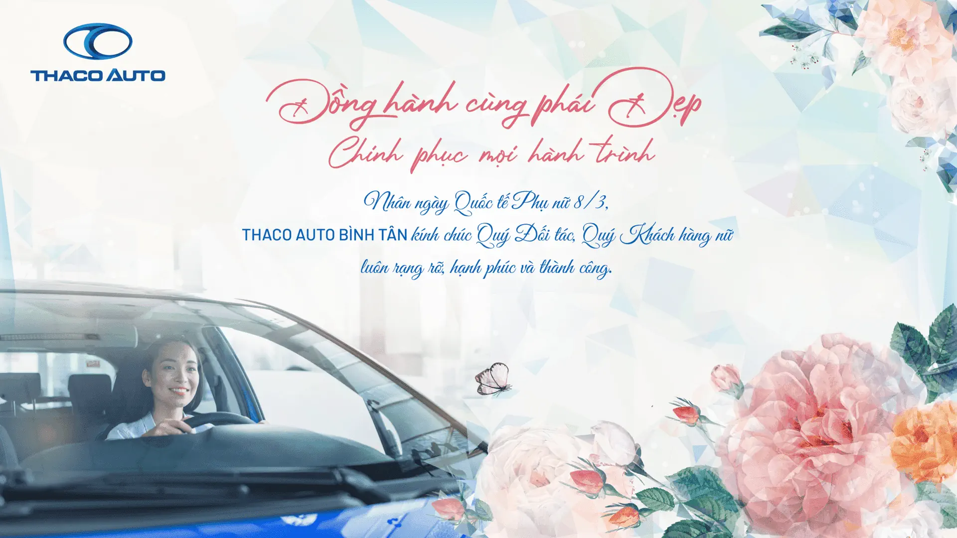 THACO AUTO BÌNH TÂN CHÚC MỪNG NGÀY QUỐC TẾ PHỤ NỮ 08/03