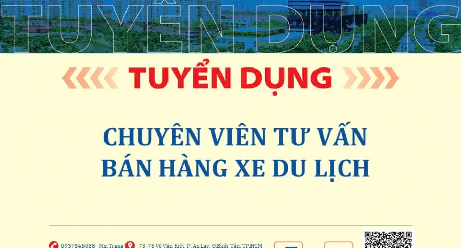 THACO AUTO Bình Tân tuyển dụng 2025