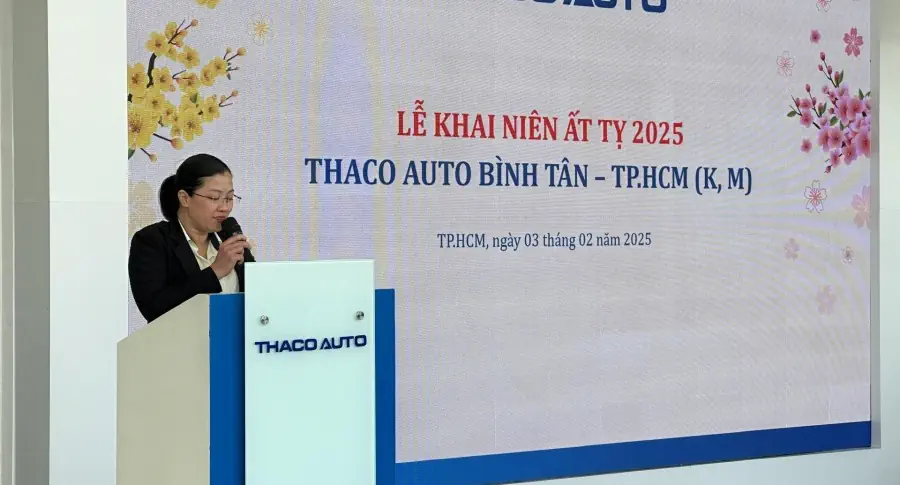 THACO AUTO Bình Tân tổ chức chương trình Lễ Khai niên Ất Tỵ 2025
