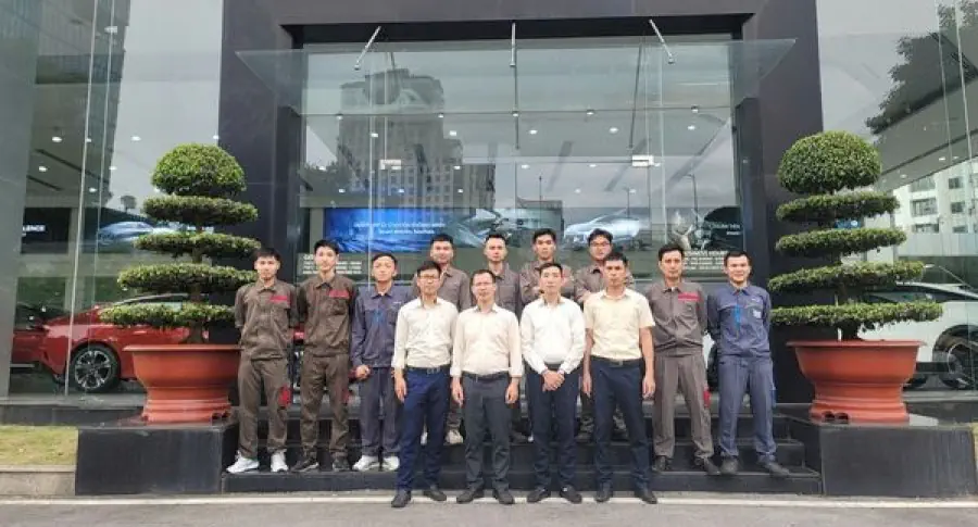 THACO AUTO THACO AUTO VĨNH PHÚC THAM GIA ĐÀO TẠO NÂNG CAO CHUYÊN MÔN CHO ĐỘI NGŨ KỸ THUẬT KIA