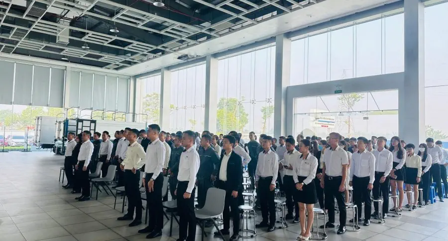 THACO AUTO VĨNH PHÚC TẬP TRUNG BÁM SÁT KẾ HOẠCH KINH DOANH DỊP CAO ĐIỂM CUỐI NĂM