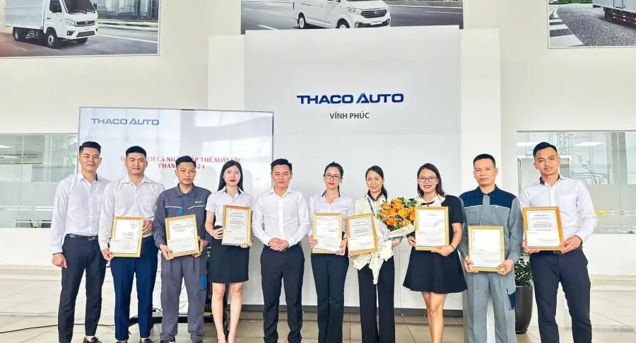 CHÀO CỜ THÁNG 9/2024: THACO AUTO VĨNH PHÚC CHÚ TRỌNG TRIỂN KHAI CÔNG TÁC BÁN HÀNG & DỊCH VỤ