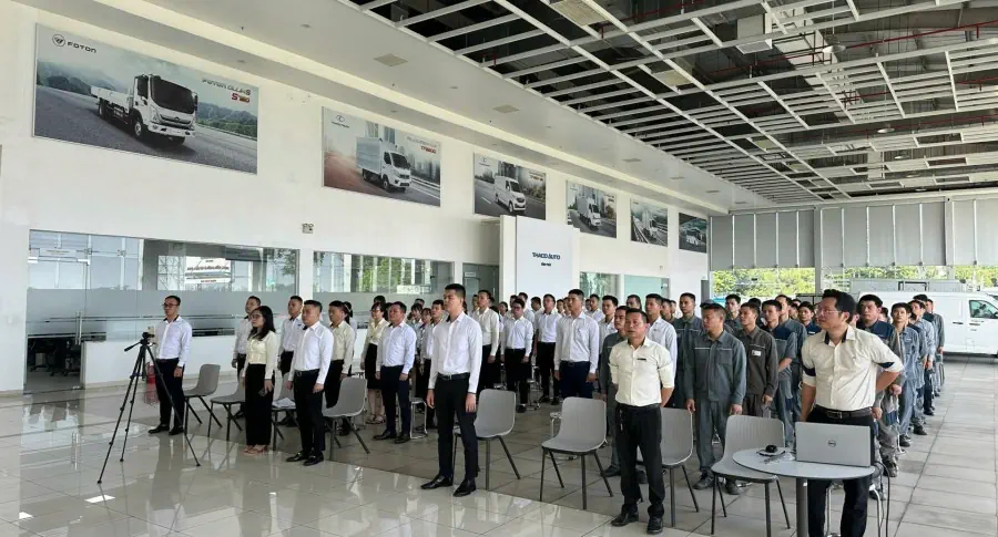 LỄ CHÀO CỜ THÁNG 10 - KHỞI ĐỘNG VÀ TRIỂN KHAI CÔNG TÁC TRỌNG TÂM QUÝ IV/2024