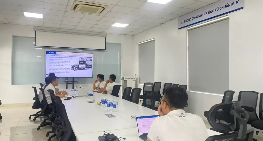 THACO AUTO VĨNH PHÚC TỔ CHỨC CÁC BUỔI ĐÀO TẠO DÀNH CHO CBNV