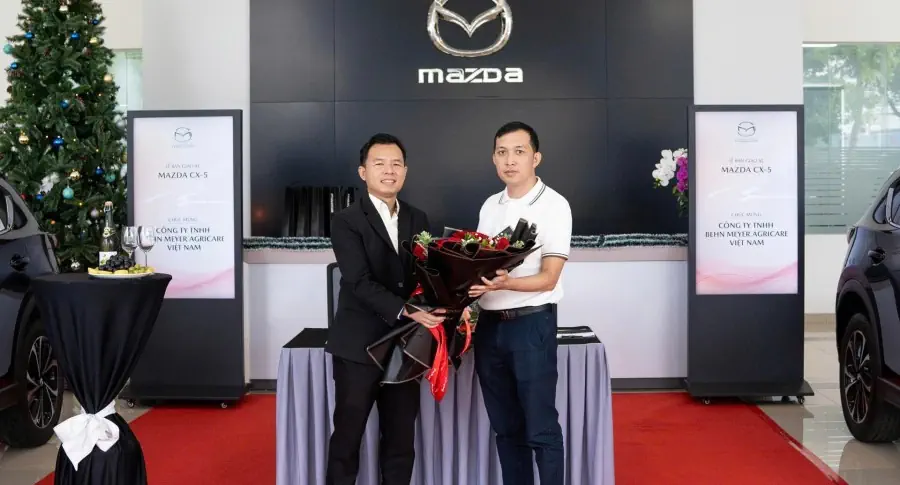 THACO AUTO Vũng Tàu tổ chức lễ bàn giao lô 04 xe Mazda CX-5 cho CÔNG TY TNHH BEHN MEYER AGRICARE VIỆT NAM