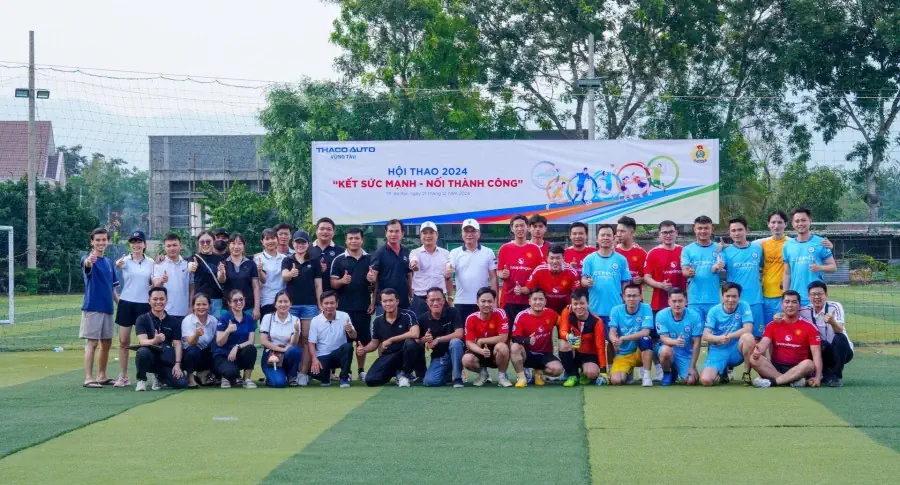 Chính thức khai mạc Hội thao “Kết sức mạnh - Nối thành công” năm 2024 tại THACO AUTO Vũng Tàu