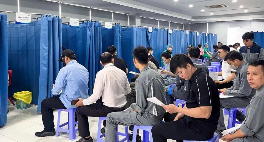 THACO AUTO Vũng Tàu tổ chức khám sức khỏe định kỳ cho CBNV năm 2024