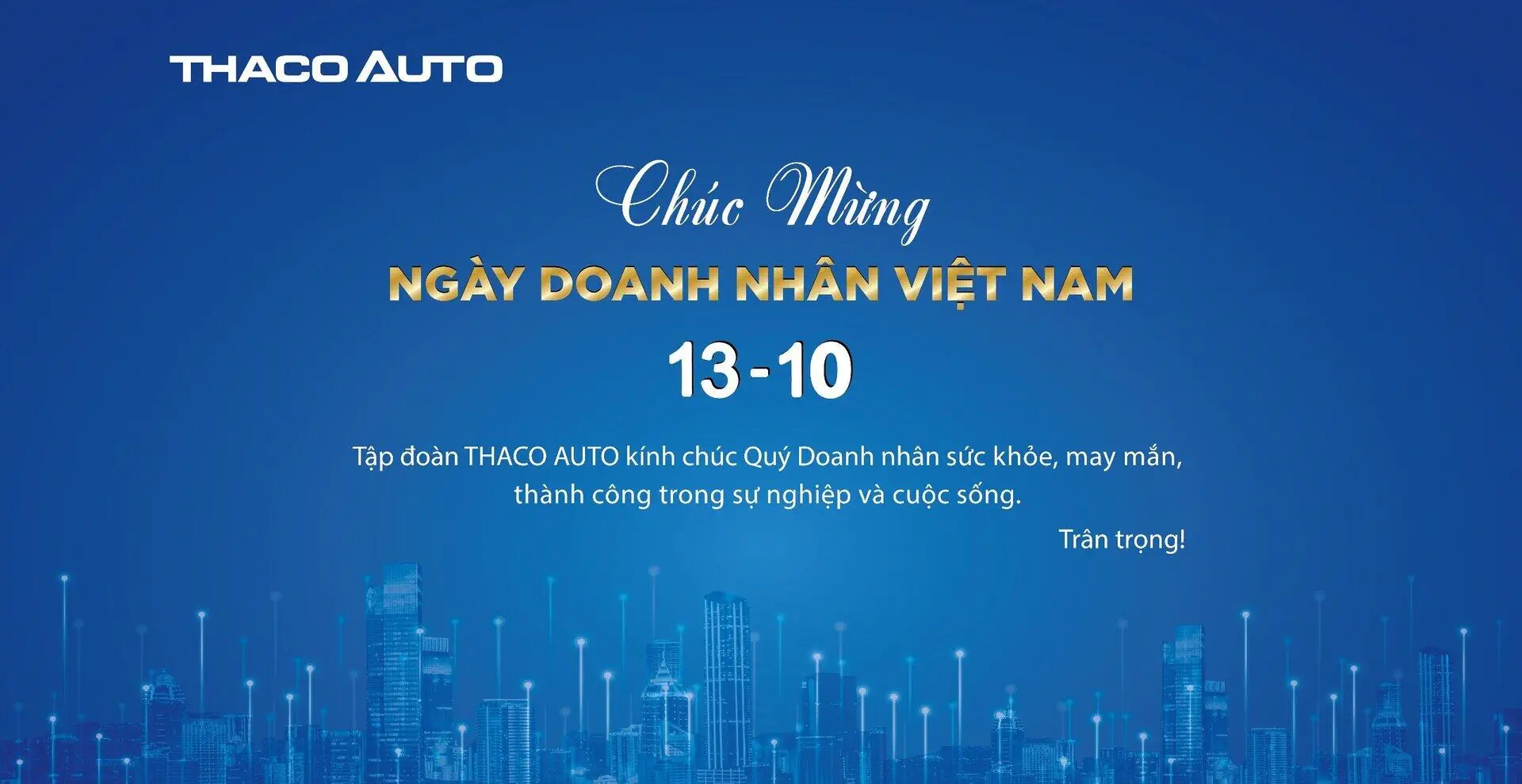 CHÀO MỪNG NGÀY DOANH NHÂN VIỆT NAM 13.10.2023