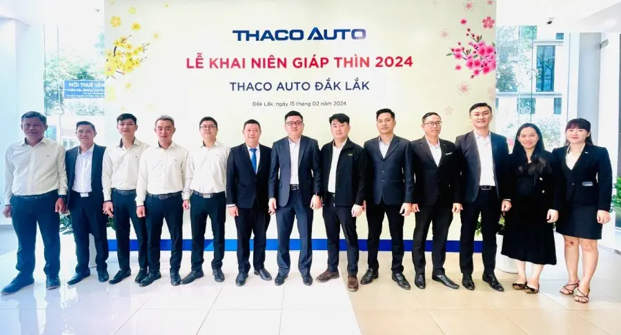 Phấn khởi những ngày đầu năm mới tại THACO AUTO ĐẮK LẮK