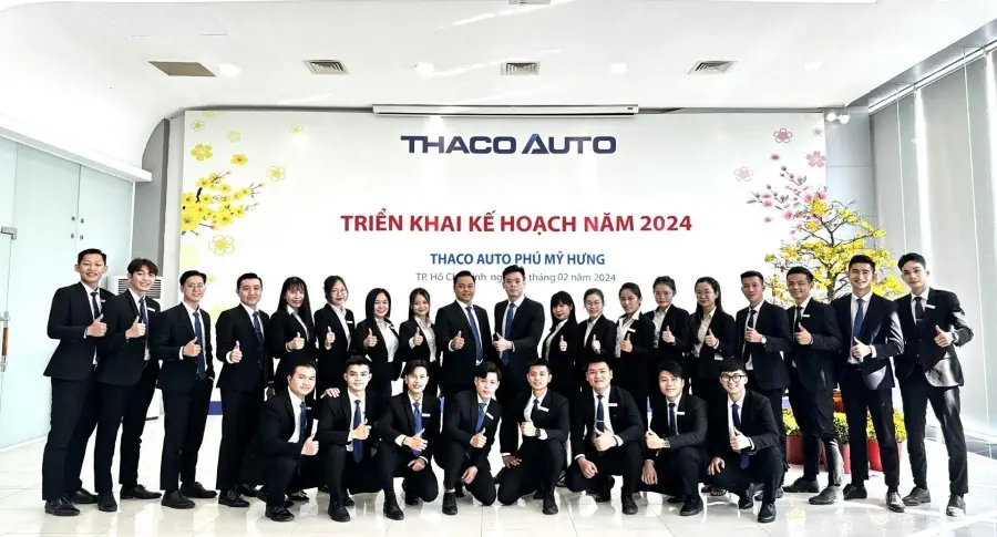 CBNV THACO AUTO Phú Mỹ Hưng phấn khởi trở lại làm việc sau Tết Nguyên đán 2024