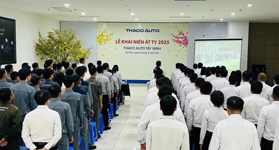 THACO AUTO Tây Ninh tổ chức chương trình Lễ Khai niên Ất Tỵ 2025